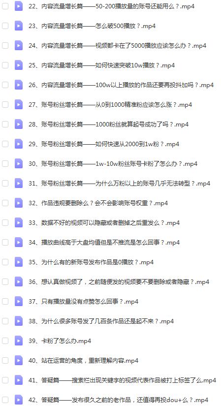 张Sir的DOU+投放与运营课：2022年新版教程50集（已完结）