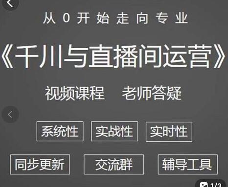 阳光·千川与直播间运营从0开始走向专业，93节完整版-虫2小屋