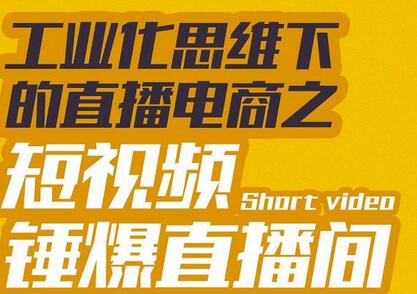 尼克派·工业化思维下的直播电商之短视频锤爆直播间，听话照做执行爆单-虫2小屋