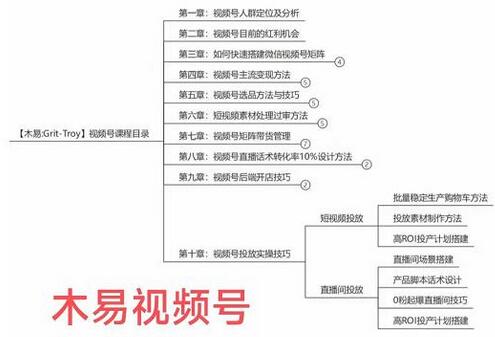 木易·视频号带货训练营：从负债百万到月佣金50W+（价值4980元）-虫2小屋