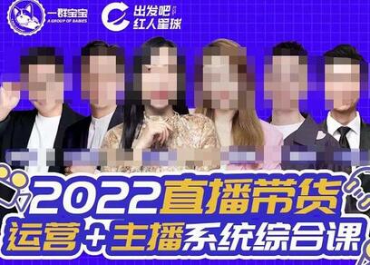 一群宝宝·直播带货运营+主播系统综合课，讲透2022年如何做直播带货-虫2小屋