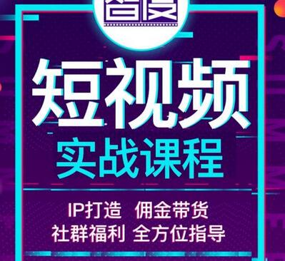 智度2022最新短视频实战课程，，IP打造+佣金带货，全方位指导-虫2小屋