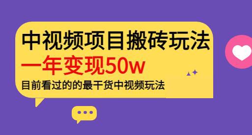 老吴·中视频项目搬砖玩法，一年变现50w，目前看过的的最干货中视频玩法-虫2小屋