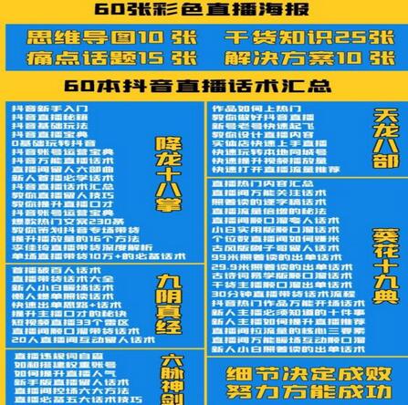 2022抖音快手新人直播带货全套爆款直播资料，看完不再恐播不再迷茫-虫2小屋