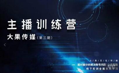 大果传媒主播训练营（第三期），面对面分新解决账号问题，少走变路-虫2小屋
