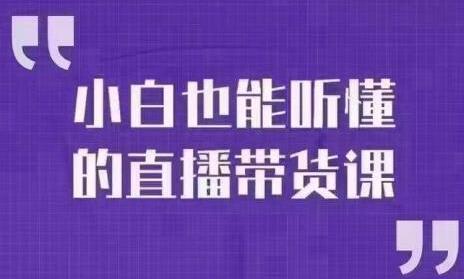 大威本威·小白也能听懂的直播带货课，玩转直播带货，轻松出单-虫2小屋