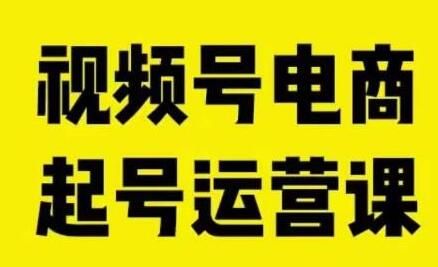 视频号电商起号运营课，教新人如何自然流起号，助力商家0-1突破-虫2小屋
