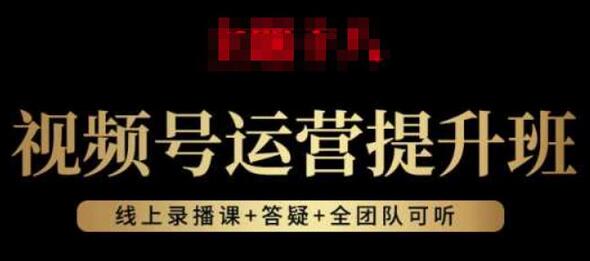 视频号运营提升班：视频号起号逻辑，视频号选品技巧及带货-虫2小屋