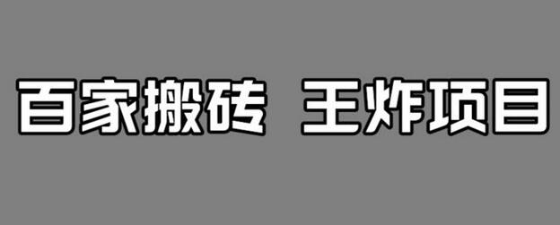百家最新搬运玩法，单号月入5000+-虫2小屋
