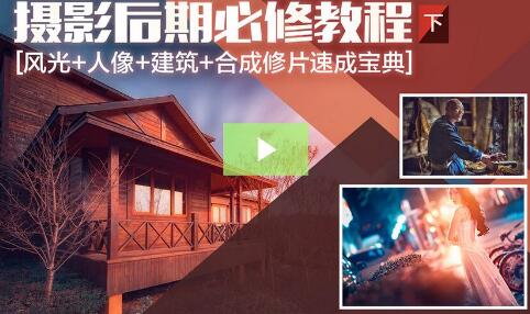 摄影后期系统课-基础修图+深度调色+人像精修-虫2小屋