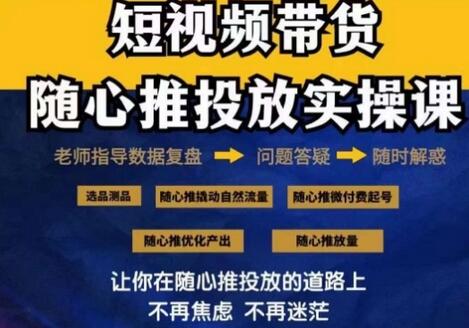 2024好物分享随心推投放实操课，随心推撬动自然流量/微付费起号/优化产出-虫2小屋