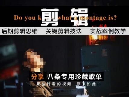 [八条自制]剪辑实战课 思维引导突破剪辑瓶颈-虫2小屋