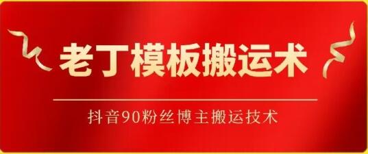 老丁模板搬运术：抖音90万粉丝博主搬运技术-虫2小屋