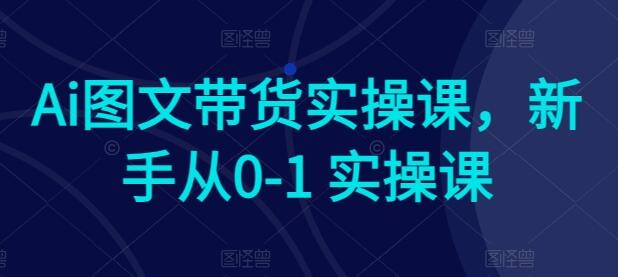 Ai图文带货实操课，新手从0-1 实操课-虫2小屋