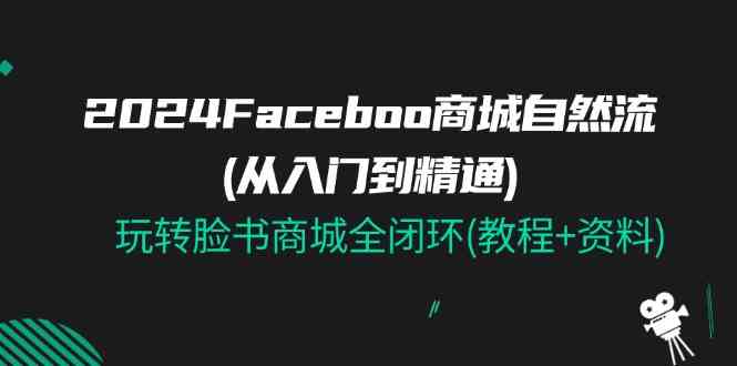 2024Faceboo 商城自然流(从入门到精通)，玩转脸书商城全闭环(教程+资料)-虫2小屋