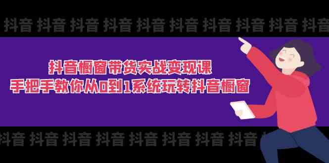 抖音橱窗带货实战变现课：手把手教你从0到1系统玩转抖音橱窗（11节）-虫2小屋