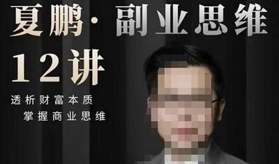 夏鹏·副业思维12讲，透析财富本质，掌握商业思维-虫2小屋