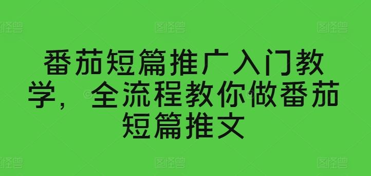番茄短篇推广入门教学，全流程教你做番茄短篇推文-虫2小屋