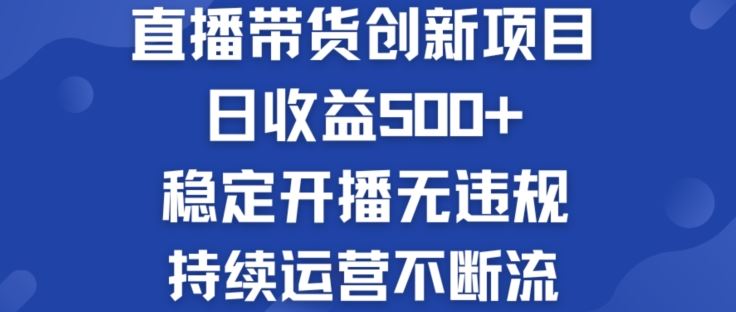 淘宝无人直播带货创新项目：日收益500+  稳定开播无违规  持续运营不断流【揭秘】-虫2小屋