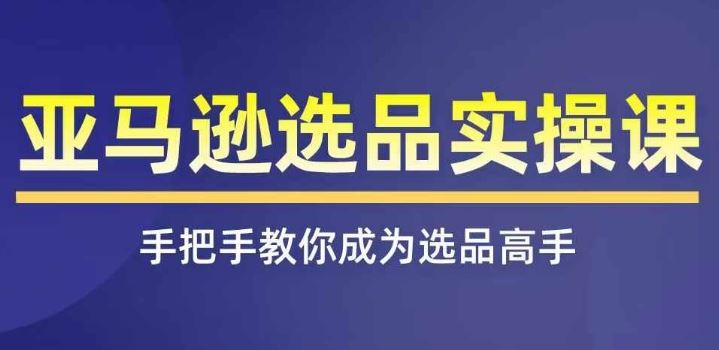 亚马逊选品实操课程，快速掌握亚马逊选品的技巧，覆盖亚马逊选品所有渠道-虫2小屋