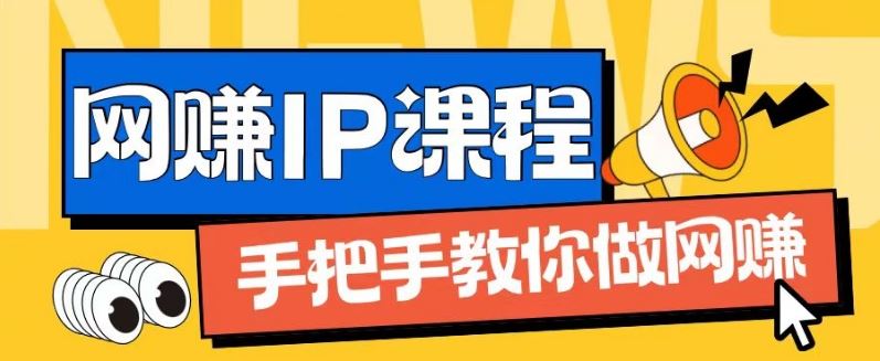 ip合伙人打造1.0，从0到1教你做网创，实现月入过万【揭秘】-虫2小屋