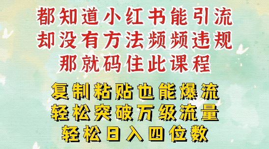 小红书靠复制粘贴一周突破万级流量池干货，以减肥为例，每天稳定引流变现四位数【揭秘】-虫2小屋