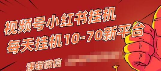 视频号小红书抖音挂机项目，小白无脑操作，按照要求来，单号每天几十米-虫2小屋