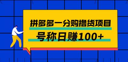 外面卖88的拼多多一分购撸货项目，号称日赚100+-虫2小屋