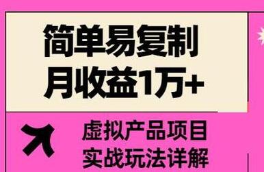 祖小来-简单易复制，月收益1万+的虚拟产品项目，实战玩法详解（视频教程+文档）-虫2小屋