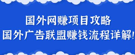 揭秘一个闷声赚钱的项目，国外网赚项目攻略及国外广告联盟赚钱流程详解！【更新】-虫2小屋