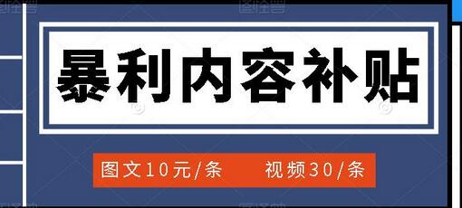 百家号暴利内容补贴项目，图文10元一条，视频30一条，新手小白日赚300+-虫2小屋