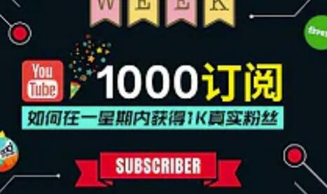 油管涨粉教程：一星期内获得1000真实粉丝，免费且快速的方法操作简单-虫2小屋