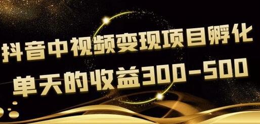 黄岛主抖音中视频变现项目孵化，单天的收益300-500操作简单粗暴-虫2小屋
