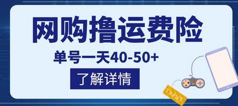 网购撸运费险项目，单号一天40-50+，实实在在能够赚到钱的项目【详细教程】-虫2小屋