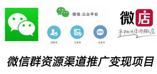 微信群码资源渠道内循环推广变现项目，多种变现方式，打通你的管道收益-虫2小屋