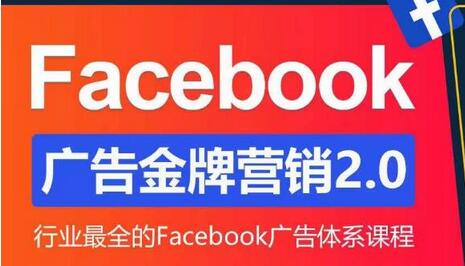 Facebook广告营销体系化教程，Facebook广告金牌营销2.0，行业最全的Facebook广告体系课程-虫2小屋