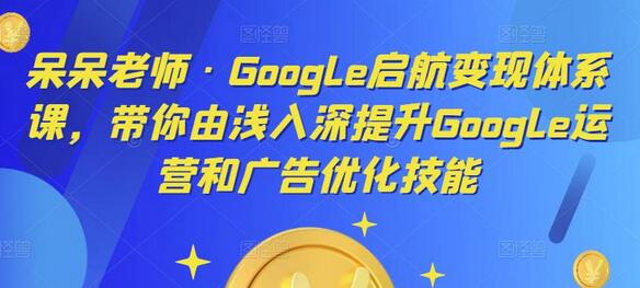 呆呆老师·Google启航变现体系课，带你由浅入深提升Google运营和广告优化技能-虫2小屋
