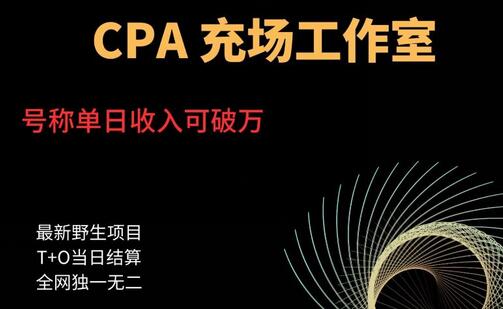 cpa充场工作室，号称单日收入10000+-虫2小屋