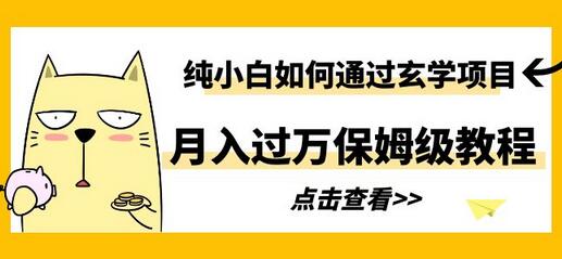纯小白如何通过玄学项目月入过万保姆级教程-虫2小屋