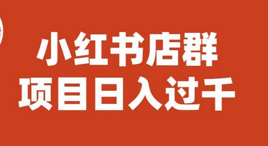宝哥小红书店群项目，日入过千（图文教程）-虫2小屋