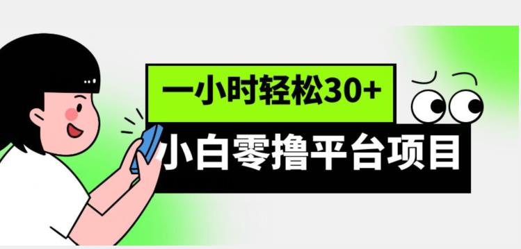 小白零撸平台项目，一小时轻松30+-虫2小屋