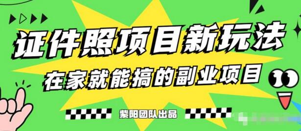 能月人万的蓝海高需求，证件照发型项目全程实操教学-虫2小屋