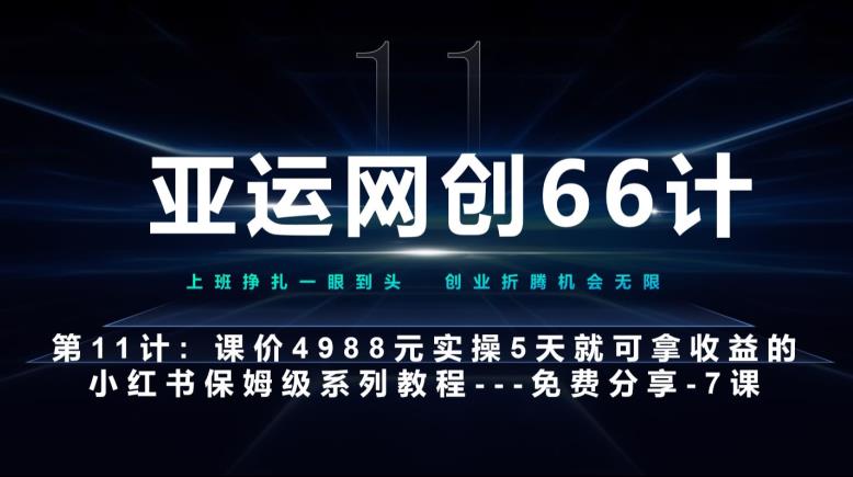 亚运网创66计第11计：小红书第7课–10篇简单粗暴的爆款封面模板–高杠杆+嚼碎喂嘴里-虫2小屋