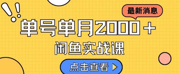 最新闲鱼日入500＋，虚拟资料变现喂饭级讲解-虫2小屋