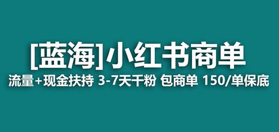 2023蓝海项目【小红书商单】流量+现金扶持，快速千粉，长期稳定，最强蓝海-虫2小屋