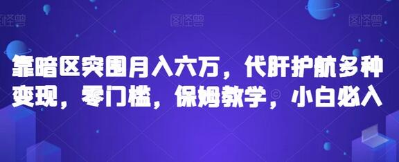 靠暗区突围月入六万，代肝护航多种变现，零门槛，保姆教学，小白必入-虫2小屋