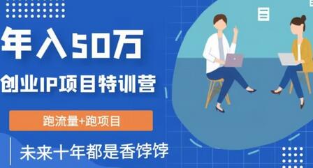 创业IP年入50W核心方法，未来10年最值得做的项目-虫二网创