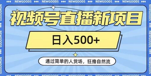 视频号直播新项目，通过简单的人货场，狂撸自然流，日入500+【260G资料】-虫2小屋