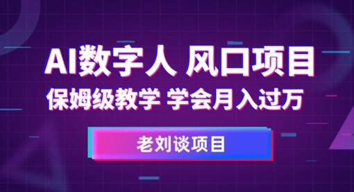 AI数字人保姆级教学，学会月入过万-虫2小屋