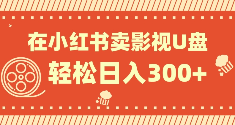 在小红书上卖影视U盘，轻松日入300+，操作简单，小白可轻松上手-虫2小屋